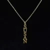 Special, Vertical, Name Pendant, Capital