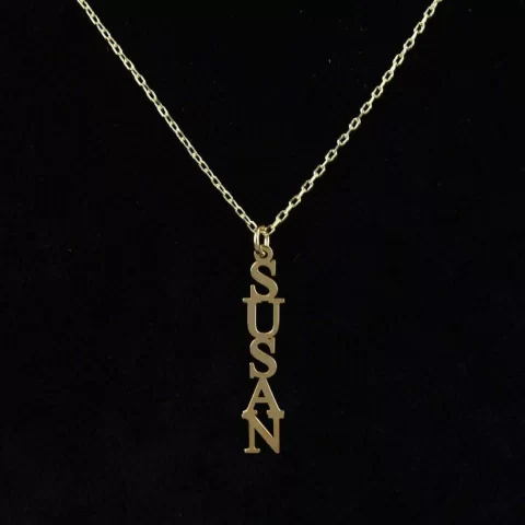 Special, Vertical, Name Pendant, Capital