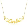Flying, Angel, Wings, Name Pendant