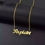 Butterfly Name Pendant, Cute, Girly