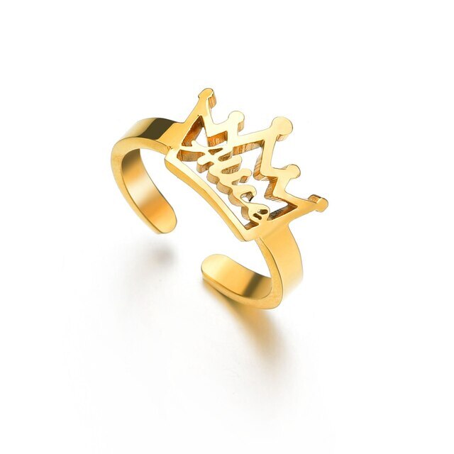 Buy University Trendz I Love You 100 Languages Loving Memory Crown Ring for  Girls, Women Online at Best Prices in India - JioMart.