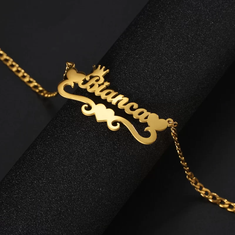 Name Bar Pendant Necklace - Style 11 - Dreamrax