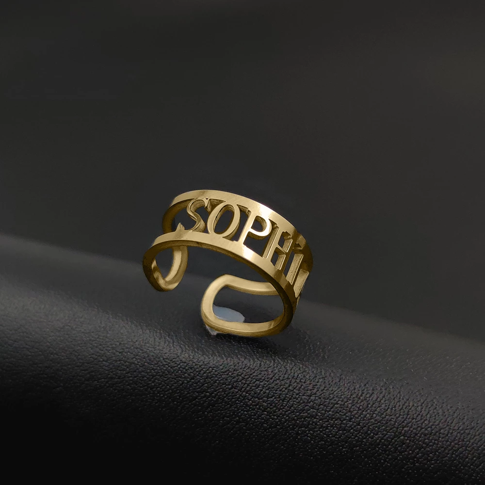Personalized Name Ring – Bysdmjewels