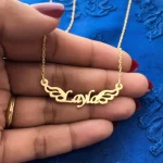Angel Name Pendant – Layla hand product image