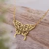 Designer Butterfly Readymade Necklace, Butterfly Cutwork Pendant