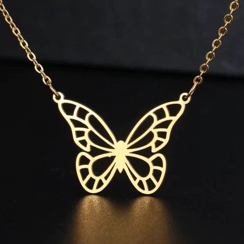Butterfly Readymade Pendant, Layered Butterfly Pendant