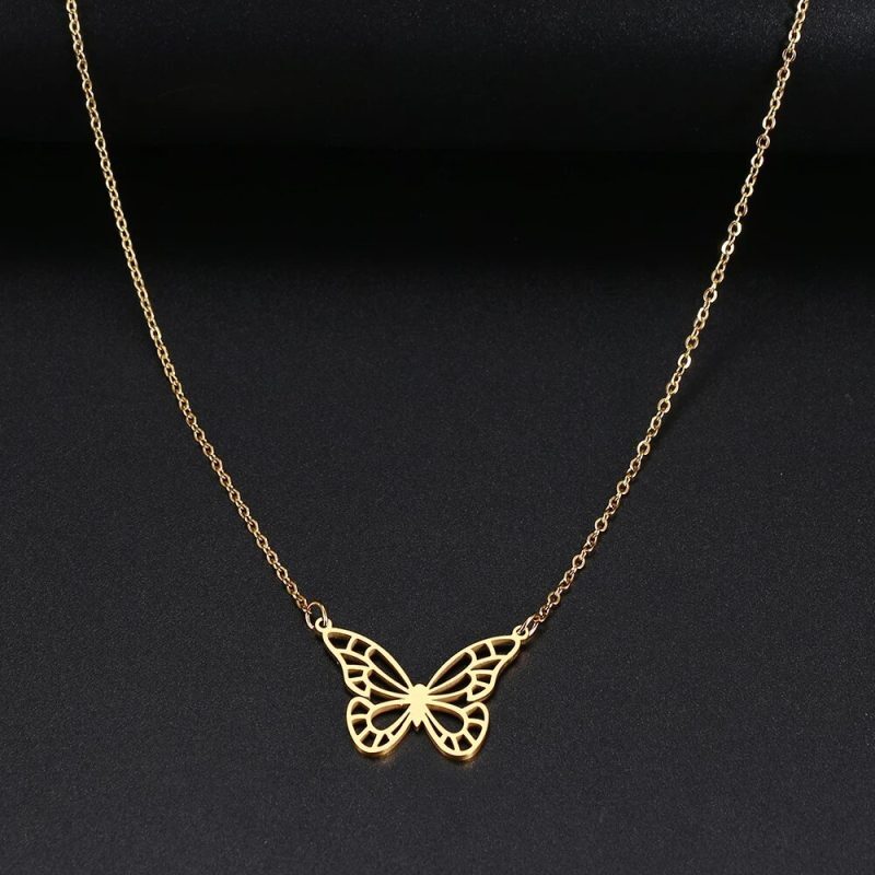 Butterfly Readymade Pendant, Layered Butterfly Pendant