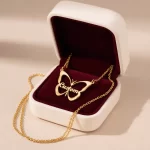 Butterfly Name Necklace – Custom gift product image