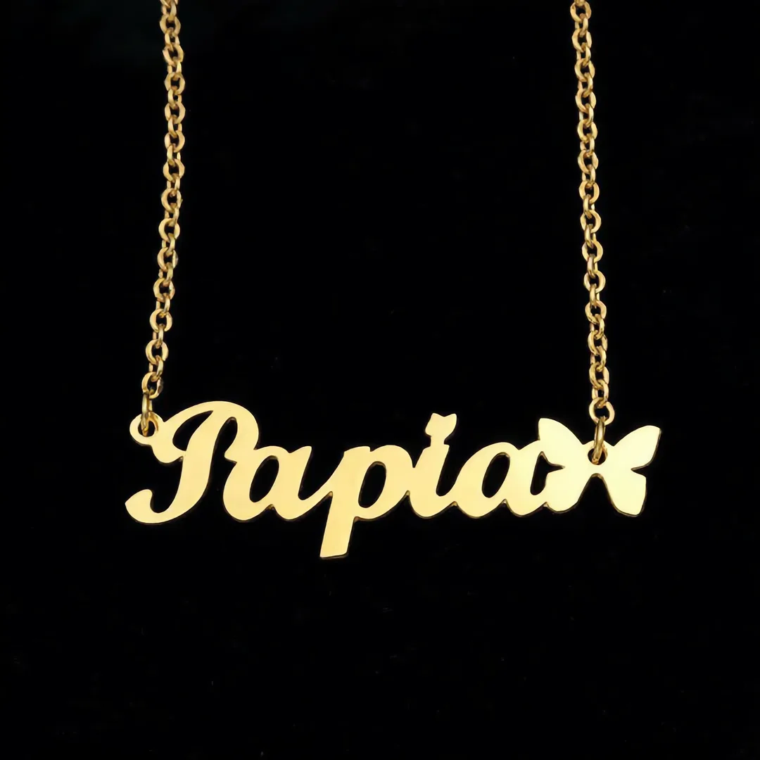 Butterfly Name Pendant – Rupia hero shot Butterfly Name Pendant – Rupia hero product image