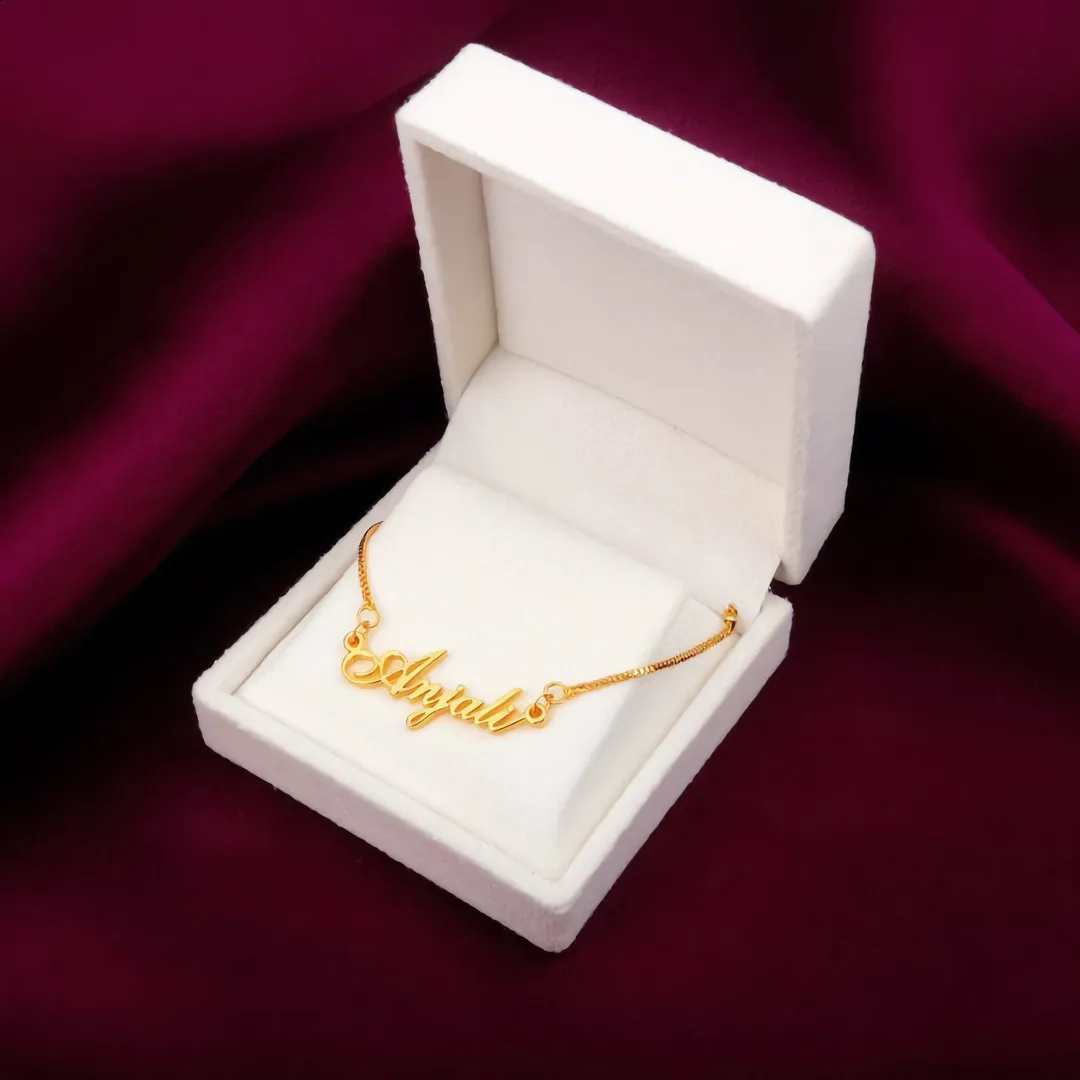 Classic Name Necklace – Anjali gift shot Classic Name Necklace – Anjali gift product image