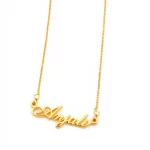 Classic Name Necklace – Anjali white product image