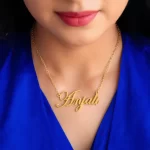 Customized Name Pendant Anjali neck product photo