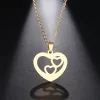 Heart In Heart Readymade Necklace