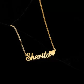 Heart Name Pendant Shenita hero product photo
