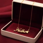 Heart Style Name Necklace Nidhi gift product photo