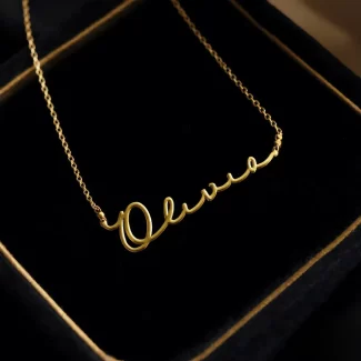 Signature Name Pendant exact sample hero product photo