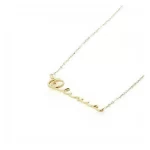 Signature Name Pendant exact sample on white background