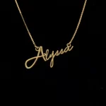 Signature Style Name Necklace – Alyssa hero product image