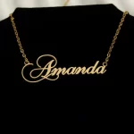 Stylish Name Necklace – Amanda hero product image