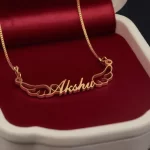 Wings Style Name Necklace Akshu gift product photo