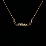 Wings Style Name Necklace Akshu hero product photo