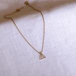 Tent Design Necklace, Tent Hut Pendant