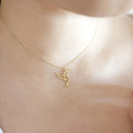 Hummingbird Necklace, Origami Hummingbird Necklace