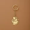 Fill Ganesha Keychain, Ganesha Ganpati Key Chain Ring