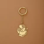 Fill Ganesha Keychain, Ganesha Ganpati Key Chain Ring