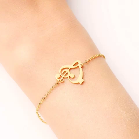 Musical Note Bracelet, Heart Musical Note, Music Lover