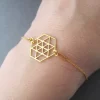 Geometric Origami Bracelet, Hexagon Bracelet