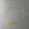 Geometric Origami Bracelet, Hexagon Bracelet