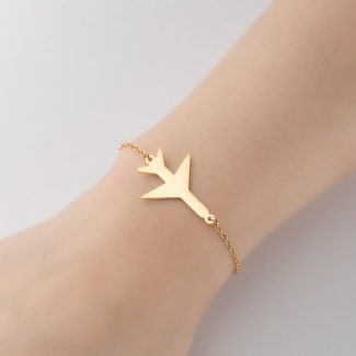 Airplane Bracelet, Travel Bracelet Gift, Aircraft