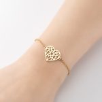 Love Heart Charm Bracelet, Heart Bracelets For Women, Gift For Her