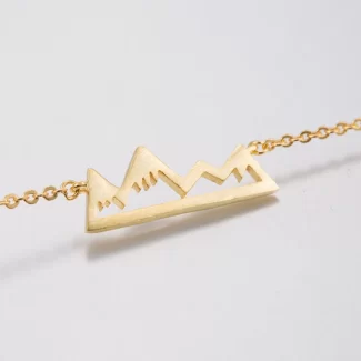 Snowy Mountain Bracelets, Bangles Unique Nature Inspired Bracelet