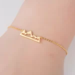 Snowy Mountain Bracelets, Bangles Unique Nature Inspired Bracelet