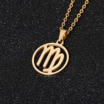 Virgo Zodiac Sign Necklace