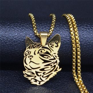 Cat Face Necklace