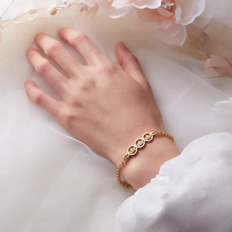 Crown Bracelet, Pearl Bracelet