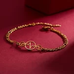 Heartbeat Design Bracelet, Heart Beat Wave