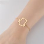 Hollow Bird Bracelet, Pet Silhouette Bracelet, Penguin Animal
