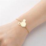 Designer Mickey Mouse Bracelet, Disney Jewellery, Minimal Jewellery