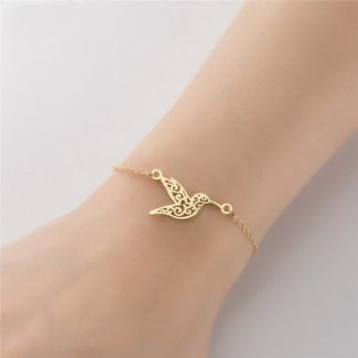 Hummingbird Bracelet, Small Bird Bracelet