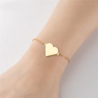 Fill Heart Bracelet, Delicate Heart Bracelet