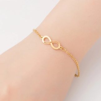 Infinity Bracelet, Minimalist Infinity Symbol Bracelet