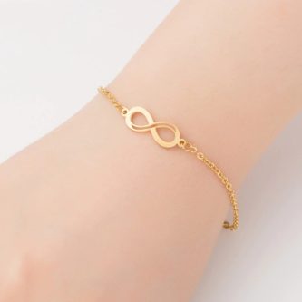 Infinity Bracelet, Minimalist Infinity Symbol Bracelet