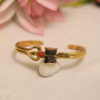 OM Designer Cuff Kada Religious Bracelet