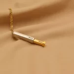 Double Name Extending Bar Necklace