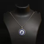 Blue Om Pendant premium hero view