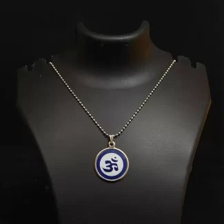 Blue Om Pendant premium hero view